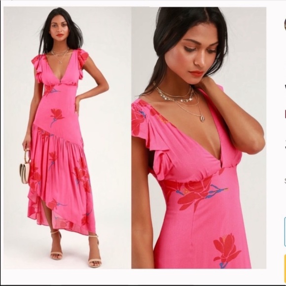 🔥⬇️NWT Free People She's A Waterfall Maxi Dress - Picture 8 of 15